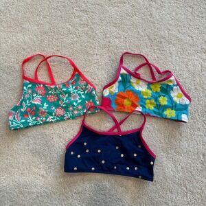 Mini BODEN Girls Floral Bikini Top‎ Bathing Suit Swim Top Size 9-10Y Lot of 3